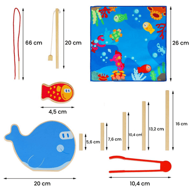 Ecotoys Peces Diversión para Jugar | Juguetes para Desarrollo y Creatividad - Educativo y Divertido para Niños